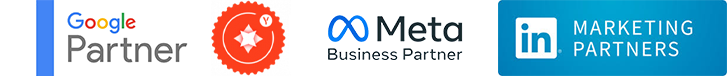 İş ortaklarımız: Google Partner, Meta Business Partner, LinkedIn Marketing Partner
